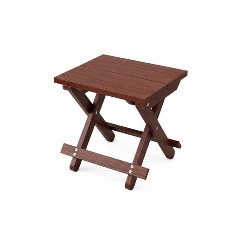 Folding wooden stool - folding,