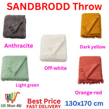 New IKEA SANDBRODD Throw