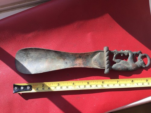 Antique warwickshire shoe horn - warwickshire,