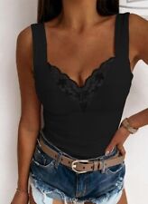 Plus Size Womens Lace Tank