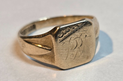 Vintage 9ct yellow gold - yellow,