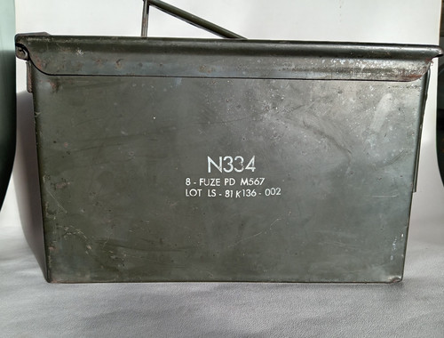 Metal ammo box military - box,