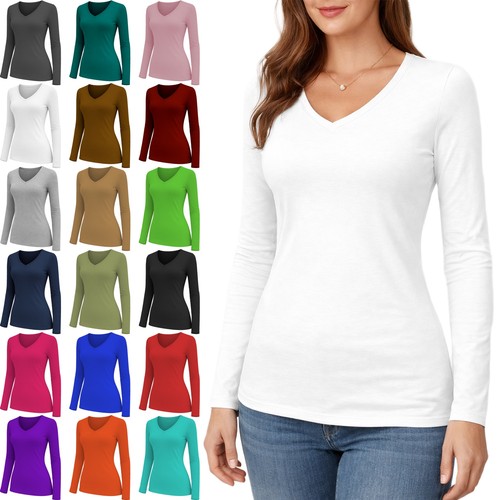 Womens neck long - v,