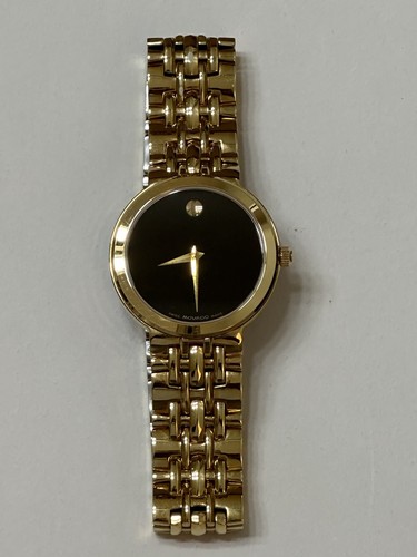 Movado museum men - museum, gold