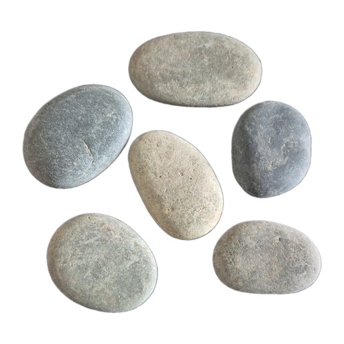 8cm pcs flat pebbles - flat,
