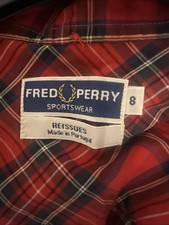 Fred Perry Tartan Ladies Shirt