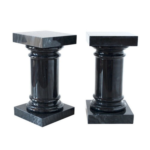 Set columns bookend black - columns,