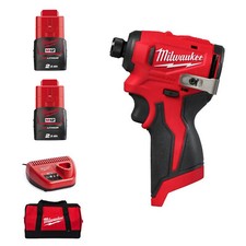 Milwaukee M12 BLIDRC-202C 12V Brushless Compact Impact Driver Kit 2X 2.0Ah