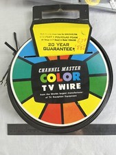 NEW Vintage Channel Master Color TV Wire 100 Feet  20 Gauge 7 Strand Model 9354