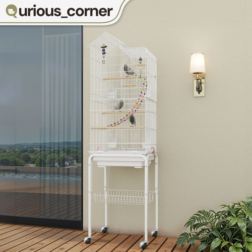 Tall metal bird cage - 62",