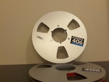 1/10 10.5" AMPEX 406 NAB HUB METAL REEL TO REEL 10.5" X 1/4" T0P DRAW CONDITION 