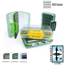 Double Sided Waterproof Fly Box for Fly Fishing Flies - NEW AND FREE U.K. POST