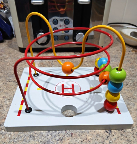 Wooden bead maze - bead,
