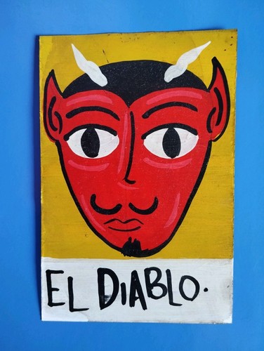 Mexican folk art diablo - folk, diablo'