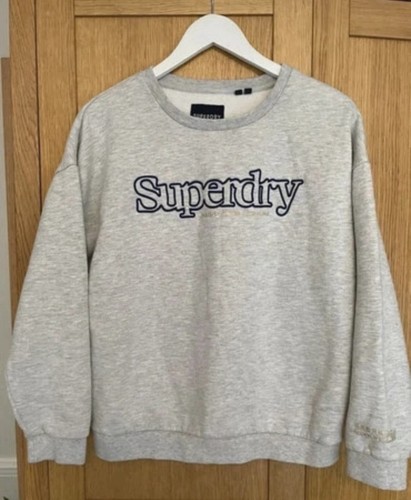 Superdry sweatshirt grey - sweatshirt, size