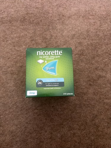 Nicorette icy white 2mg gum - white,