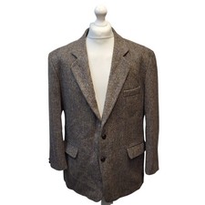 Harris Tweed Brown Blazer Suit