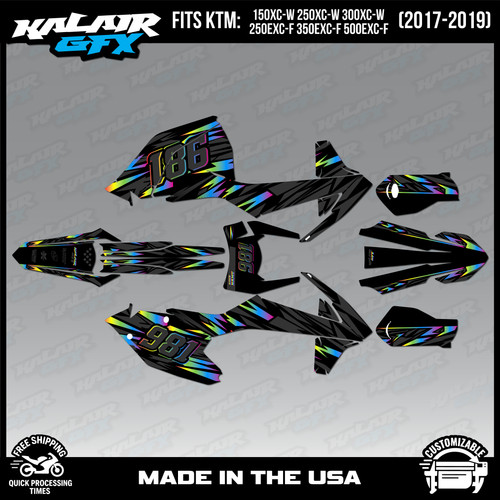 Graphics kit for - for, ktm