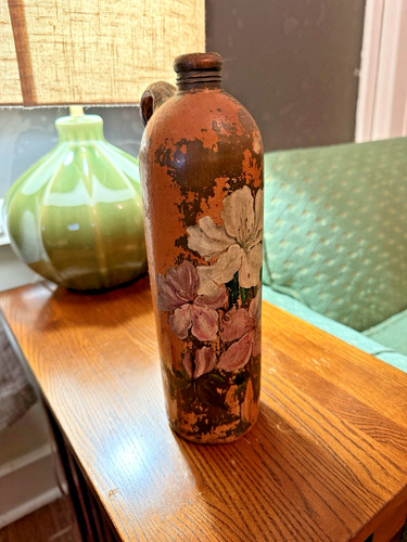Heavy hand painted - heavy, pottery