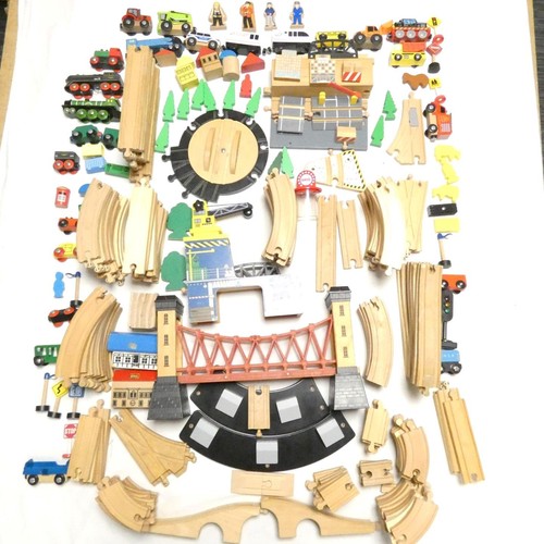 Wooden train set - track, &