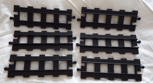Lego duplo black train track - train,