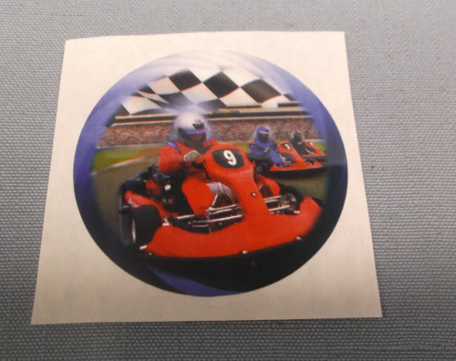 Red kart trophy parts - kart,