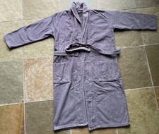 Paul Hopkins Men's Dressing Gown Fleece Bathrobe Lounge Night Grey Size L/52 -BR