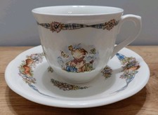EXCELLENT RAMBLING TED CUP AND SAUCER BY WEDGWOOD