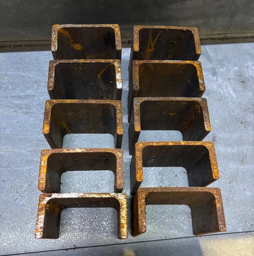 Steel channel pieces metal - steel,