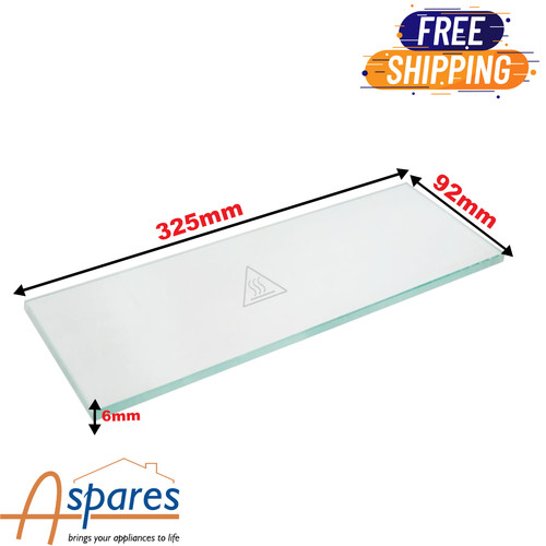 Zanolli door glass panel - glass, 325mm