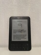 FAULTY Amazon Kindle  D00901 3rd Gen - ‘Empty Battery’  Spares or Repair Only
