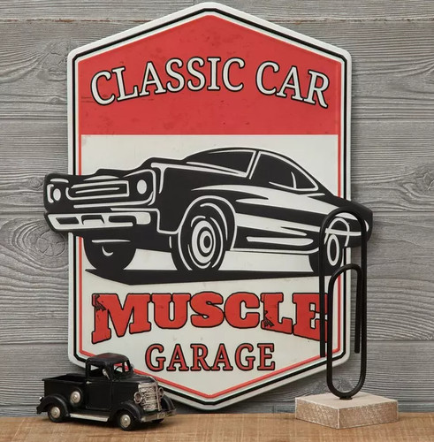 Classic car muscle garage - classic,
