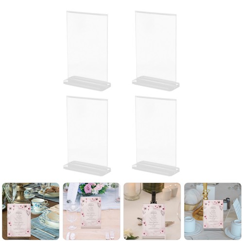 6pcs table sign - holder, menu