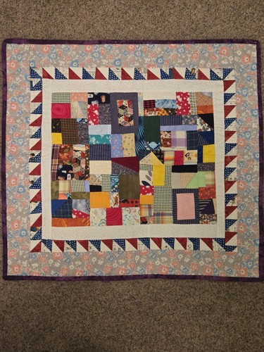 Handmade crazy crib lap - crazy,