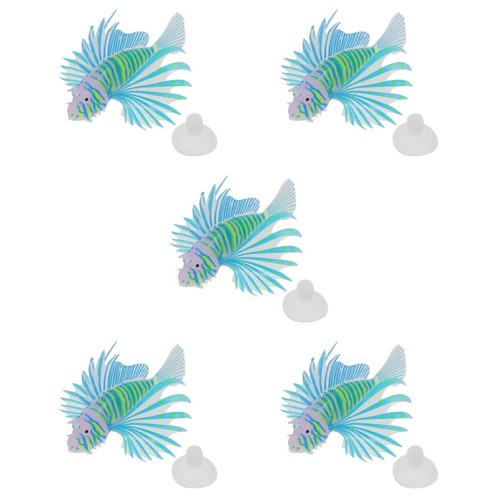 5pcs durable silicone - silicone, fish