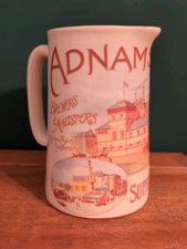 Adnams & Co Suffolk Ales & Stout Amberglade Ceramic Water Jug Breweriana Pub Bar