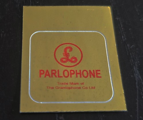 Parlophone gold sticker for - gold,