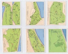 JOHN PLAYER - CHAMPIONSHIP GOLF COURSES - FULL SET OF 25 ORIGINAL CARDS