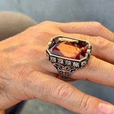 Men Silver Handmade Sultanite