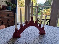 Vintage Swedish Wooden Candle Arch