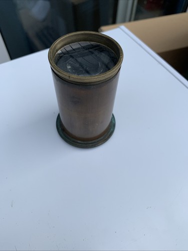 Antique brass camera - camera, lens