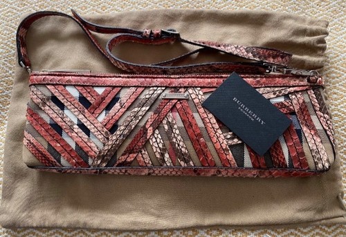 Burberry haymarket python bag - haymarket,