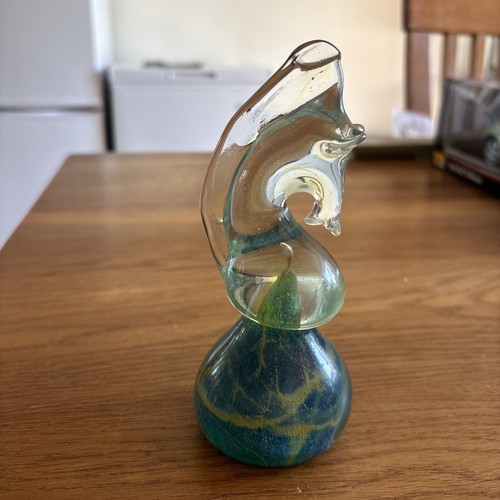 Mdina signed vintage glass sea - signed,
