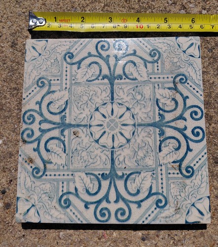 Victorian fireplace tile - victorian,
