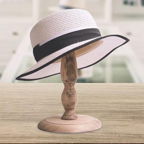 Hat stand wooden display - hat,