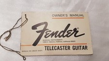 1976 FENDER TELECASTER GUITAR HANG TAG 