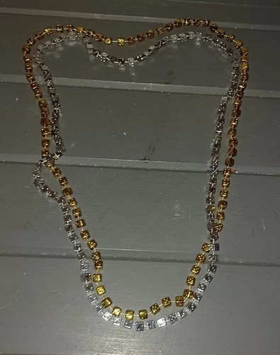 Vintage silver and gold - gold, dice