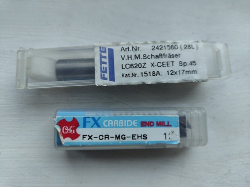 Solid carbide 12mm end - 2x,