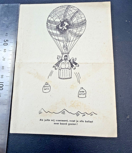 Ww2 german propaganda - german, postcard