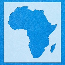 Africa Stencil Stencil, Mylar